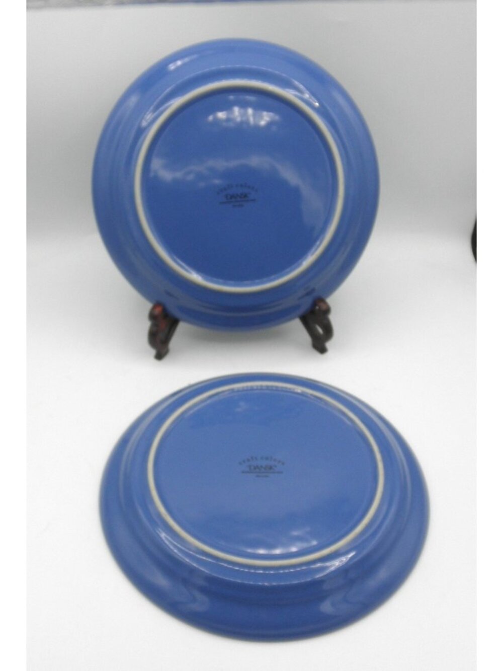 Craft Colors Blueberry Dansk 10-3/8 Inch Dinner Plates Set of 2 Pattern: DANCRCB - Picture 2 of 7